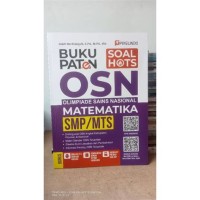 BUKU PATEN OSN OLIMPIADE SAINS NASIONAL MTK SMP/MTS