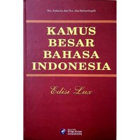 KAMUS BESAR BAHASA INDONESIA edisi lux